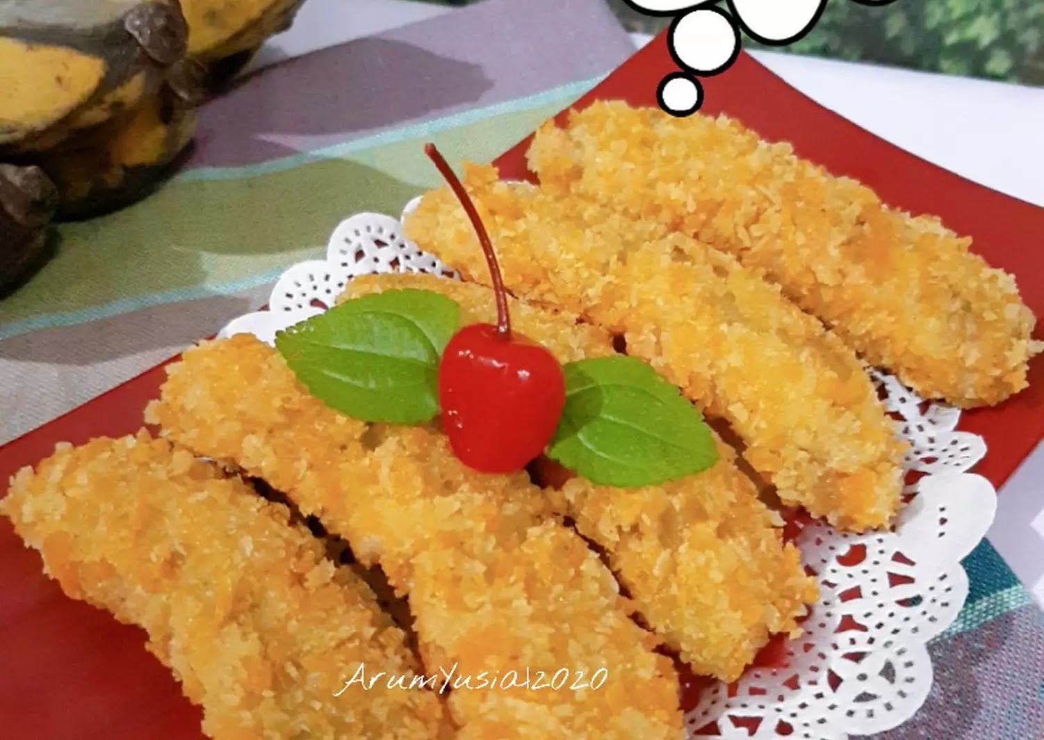 Donat Kental Manis Pas untuk Camilan Keluarga Banana katsu