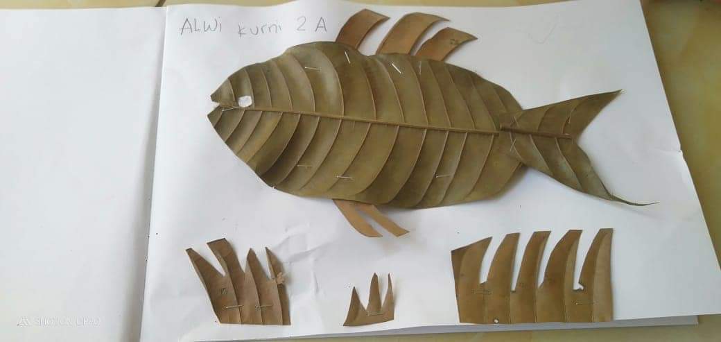 prakarya dari daun