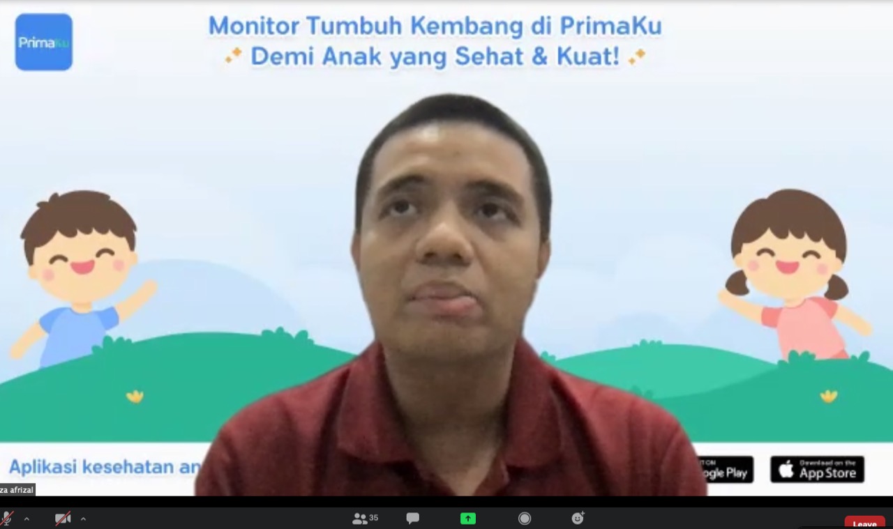 dr. Miza Dito Afrizal, Sp.A, BmedSci, M.Kes. Webinar tumbuh kembang anak