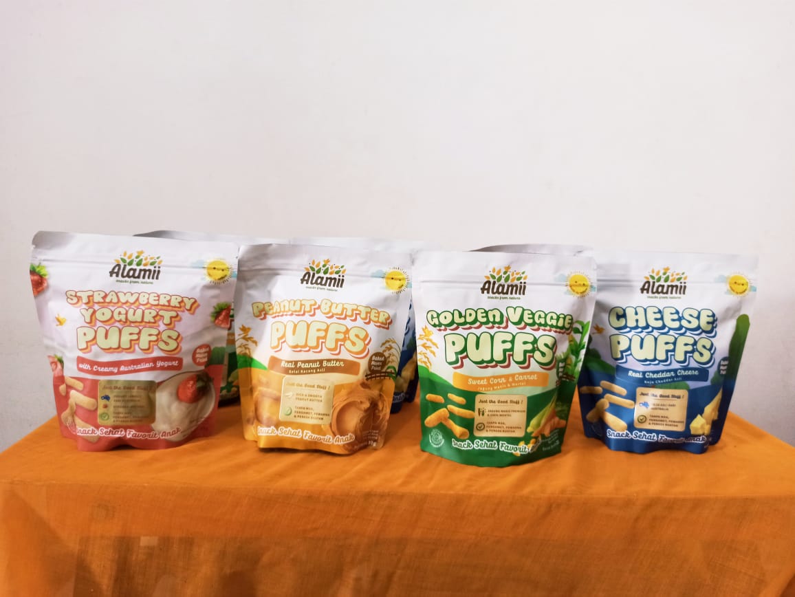 camilan sehat dari alami puffs