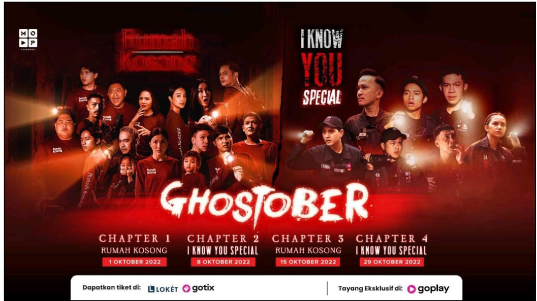 Ghostober, I'm Coming! Tantang Adrenalinmu, Eksklusif di Goplay Ghostober, I'm Coming! Tantang Adrenalinmu, Eksklusif di Goplay