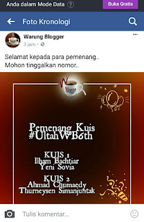 Satu Tahun Ngeblog. 8 Hal Ini yang Tidak Terduga Saya Capai  Lomba blog